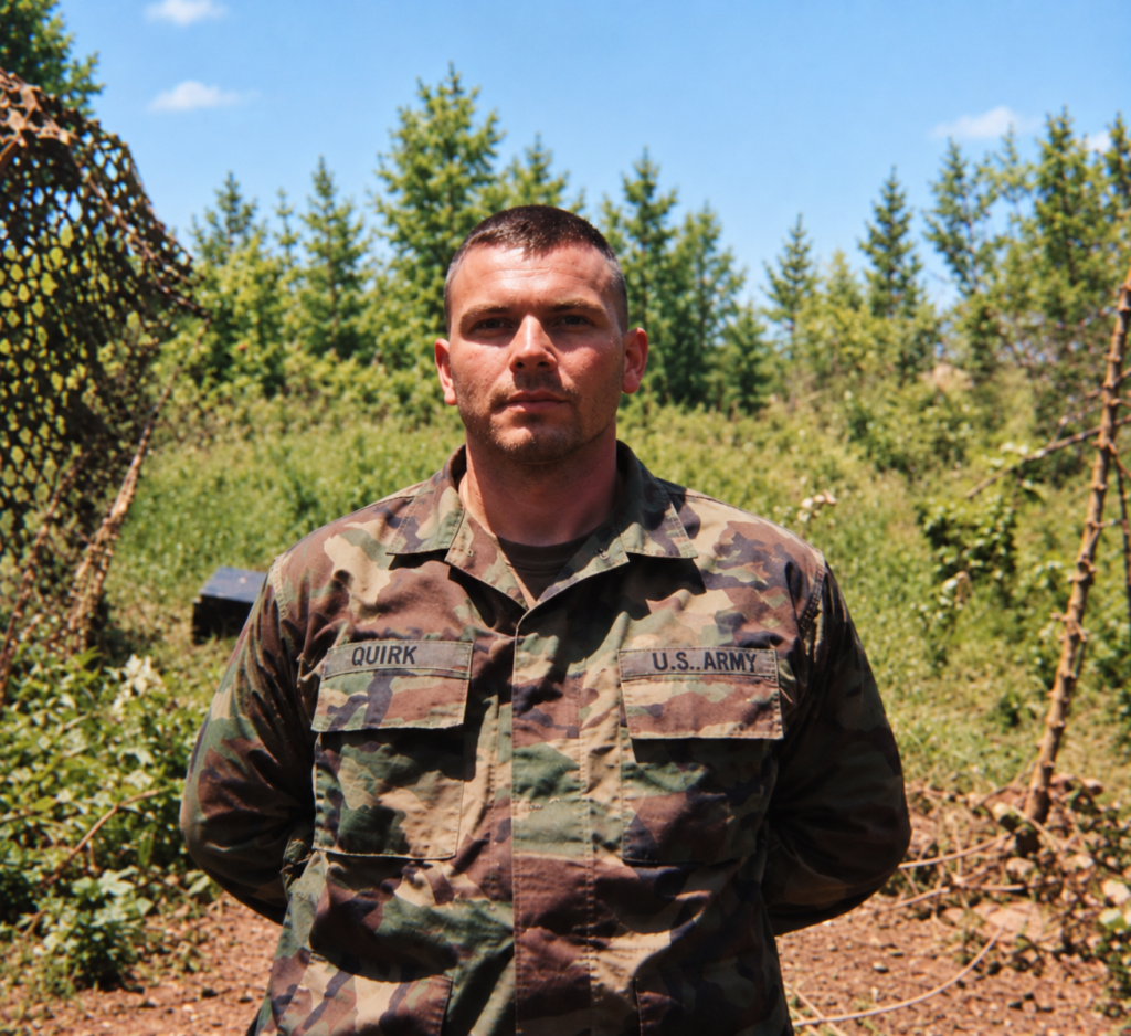 Daniel Quirk during U.S. Army service